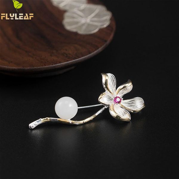 100% 925 sterling silver gardenia white jade zircon brooches for women chinese style brooch vintage jewelry flyleaf, Slivery;golden
100% 925 sterling silver gardenia white jade zircon brooches for women chinese style brooch vintage jewelry flyleaf, Slivery;golden