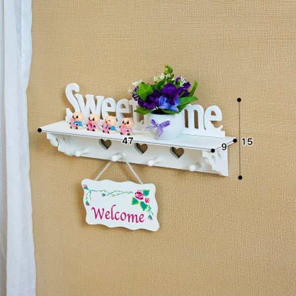 1pc simple wooden clapboard pastoral wall hook hangers coat rack shelf decorative wall shelving hollow hook
1pc simple wooden clapboard pastoral wall hook hangers coat rack shelf decorative wall shelving hollow hook