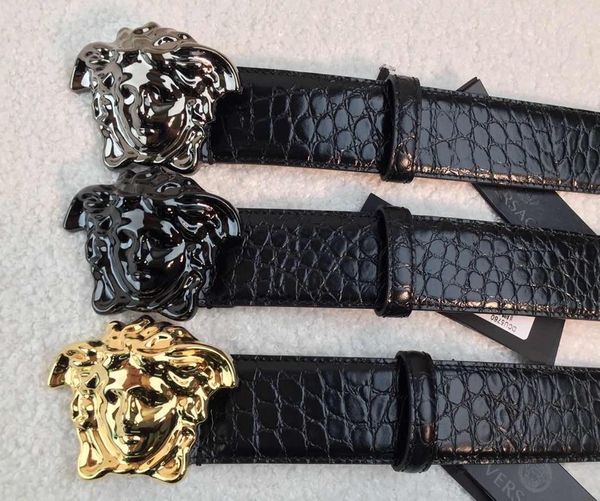 with original box luxury designer men women belts real leather belts gold silver smooth buckle casual men waist belts ceinture, Black;brown
with original box luxury designer men women belts real leather belts gold silver smooth buckle casual men waist belts ceinture, Black;brown