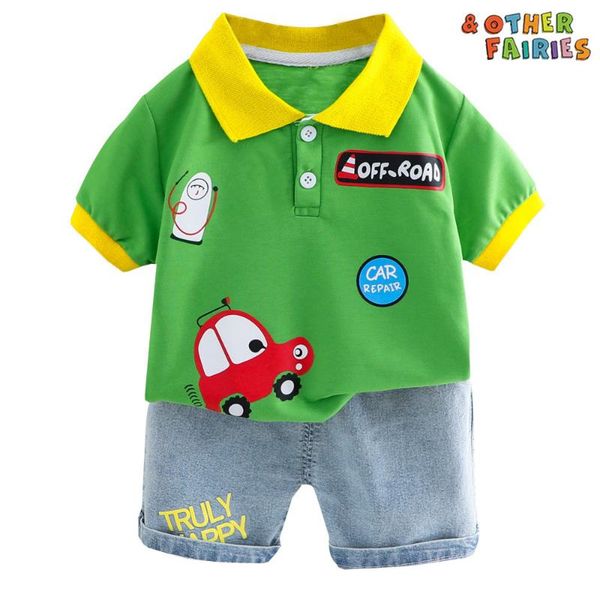 new baby boy clothing summer short-sleeved shorts two-piece cartoon car short-sleeved t-shirt denim shorts casual baby boy suit, White
new baby boy clothing summer short-sleeved shorts two-piece cartoon car short-sleeved t-shirt denim shorts casual baby boy suit, White