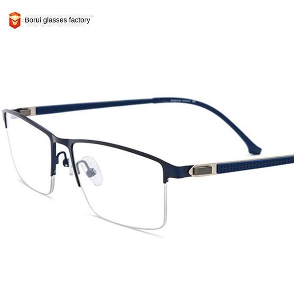 ultra light screw-special hinge half square screw frame men's business glasses frame men's titanium alloy plain glasses, Silver
ultra light screw-special hinge half square screw frame men's business glasses frame men's titanium alloy plain glasses, Silver