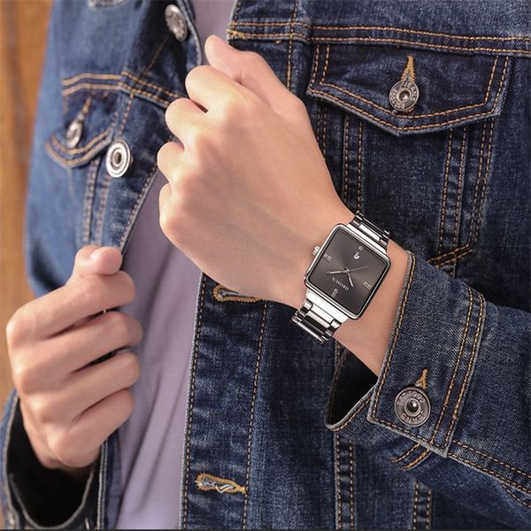 simple quartz waterproof watch cross-border fashion sports student diamond steel band men's watch, Slivery;brown
simple quartz waterproof watch cross-border fashion sports student diamond steel band men's watch, Slivery;brown