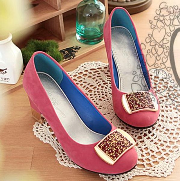 2019 women's shoes in spring and autumn with new style high heel coarse heel round head suede @2100, Black
2019 women's shoes in spring and autumn with new style high heel coarse heel round head suede @2100, Black