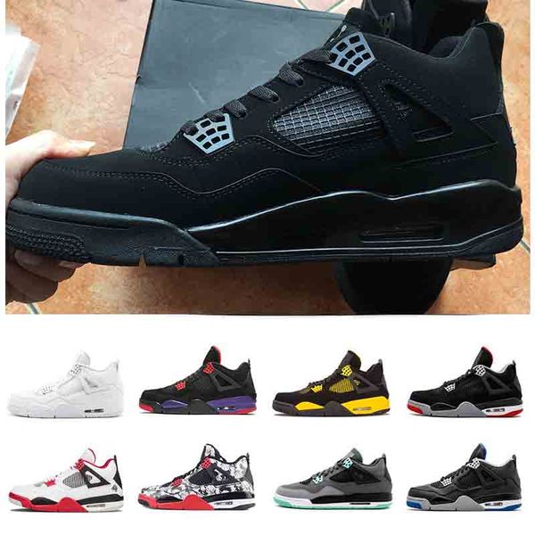 Cheap 2020 High-quality shoes 4 4s Men Basketball Shoes Fire Red Alternate 89 Black Cat Fire Red Sports Sneakers Size 5.5-13
Cheap 2020 High-quality shoes 4 4s Men Basketball Shoes Fire Red Alternate 89 Black Cat Fire Red Sports Sneakers Size 5.5-13