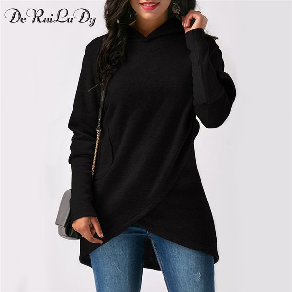 fashion- winter women fashion hoodies female outwear sweatshirt loose long sleeve mantle casual black hooded coat 2018
fashion- winter women fashion hoodies female outwear sweatshirt loose long sleeve mantle casual black hooded coat 2018