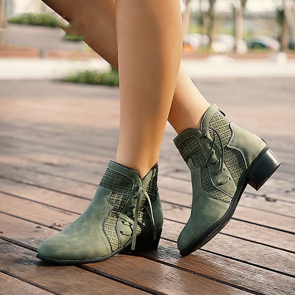 women autumn winter ankle boots lace-up hollow waterproof shoes pu leather female zipper fringe boots, Black
women autumn winter ankle boots lace-up hollow waterproof shoes pu leather female zipper fringe boots, Black