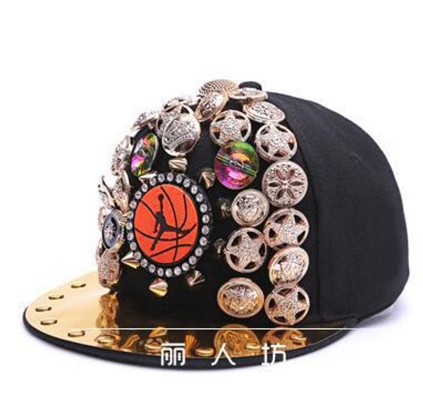 new cnm design rivet cap hip hop punk rivet male leopard head pointed arena baseball hat men and women hip hop party, Yellow
new cnm design rivet cap hip hop punk rivet male leopard head pointed arena baseball hat men and women hip hop party, Yellow