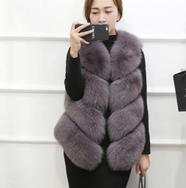 vetement 2019 winter women's faux fur coat artificial fur vest fluffy vests femme jackets plus size fluffy fake gilet z2, Black
vetement 2019 winter women's faux fur coat artificial fur vest fluffy vests femme jackets plus size fluffy fake gilet z2, Black
