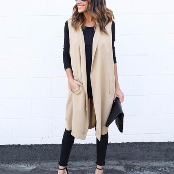 sleeveless cardigan long section vest coat autumn warm hairy vests brief jackets women fashion waistcoats female black vest, Black;white
sleeveless cardigan long section vest coat autumn warm hairy vests brief jackets women fashion waistcoats female black vest, Black;white