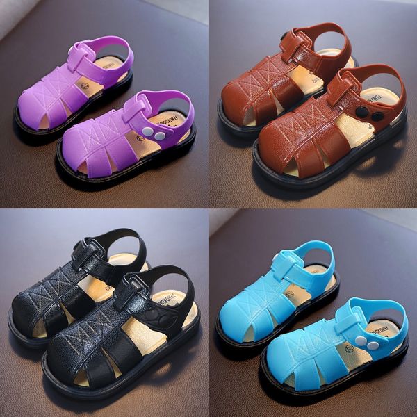2019 children's sandals girls soft sandals and slippers bottom anti-skid baotou toddler shoes boys wear baby slippers outside, Black;red
2019 children's sandals girls soft sandals and slippers bottom anti-skid baotou toddler shoes boys wear baby slippers outside, Black;red