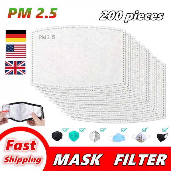 200PCS РМ2,5 Фильтр для лица маски против Haze Mouth маски ЗАМЕНЯЕМОГО фильтра срезов 5 слоев Нетканого фильтра с активированным углем Маской Прокладка HW04
200PCS РМ2,5 Фильтр для лица маски против Haze Mouth маски ЗАМЕНЯЕМОГО фильтра срезов 5 слоев Нетканого фильтра с активированным углем Маской Прокладка HW04