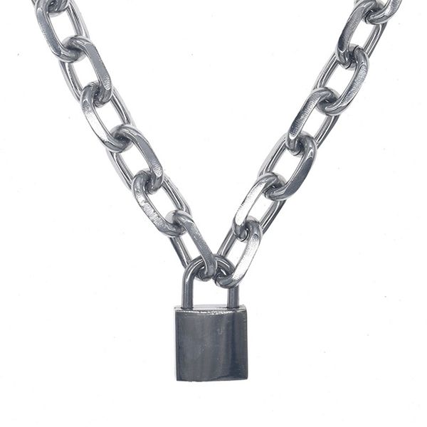 handmade прохладного padlock ожерелье streetwear панк ожерелье готических choker партия ювелирные изделия, Silver
handmade прохладного padlock ожерелье streetwear панк ожерелье готических choker партия ювелирные изделия, Silver