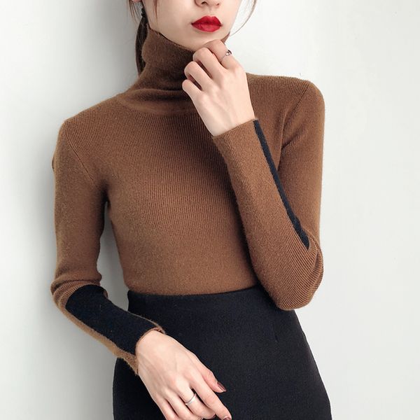 pullover sale cardigan feminino autumn and winter new style, 2019 ocean-style fitness, tightness thicker knitted bottom sweater, White;black
pullover sale cardigan feminino autumn and winter new style, 2019 ocean-style fitness, tightness thicker knitted bottom sweater, White;black