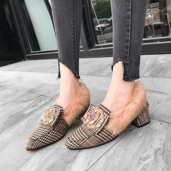 new autumn women pumps fashion faux fur women high heel shoes black metal buckle slip-on party wedding ladies shoes
new autumn women pumps fashion faux fur women high heel shoes black metal buckle slip-on party wedding ladies shoes