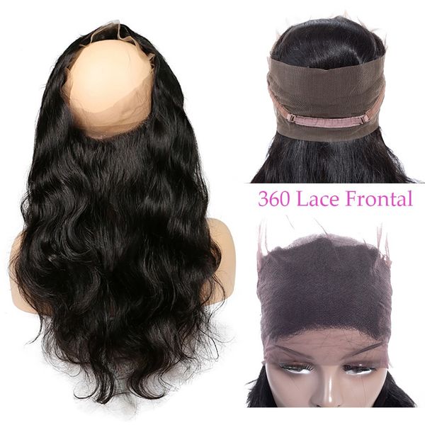 9a grade 360 lace frontal body wave with baby hair body wave natural color human hair closure 8-20 inch swiss lace brazilian hair, Black;brown
9a grade 360 lace frontal body wave with baby hair body wave natural color human hair closure 8-20 inch swiss lace brazilian hair, Black;brown
