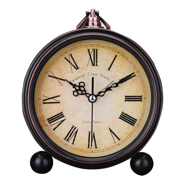 european retro rural creative alarm clock lazy mute clock simple student bedside metal alarm
european retro rural creative alarm clock lazy mute clock simple student bedside metal alarm