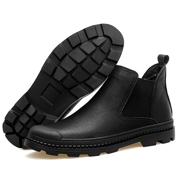 genuine leather men outdoor boots men winter boots plus cotton shoes slip-on brand designer flats antiskid footwear for hiking zy571, Black
genuine leather men outdoor boots men winter boots plus cotton shoes slip-on brand designer flats antiskid footwear for hiking zy571, Black