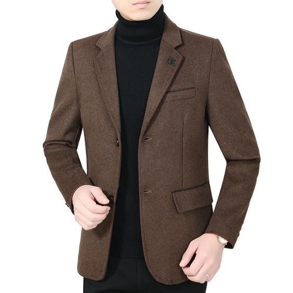 middle-aged suits men wool blazer autumn winter casual masculino slim fit casaco jaqueta masculina coats mens jacket b255, White;black
middle-aged suits men wool blazer autumn winter casual masculino slim fit casaco jaqueta masculina coats mens jacket b255, White;black