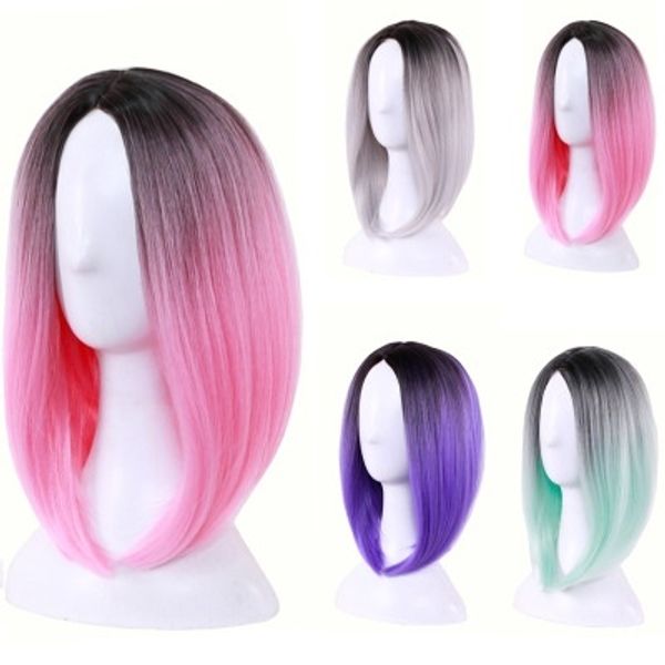 medium long straight hair wigs nk/green/gray/purple wigs bob full wigs for women(14inch, Black
medium long straight hair wigs nk/green/gray/purple wigs bob full wigs for women(14inch, Black