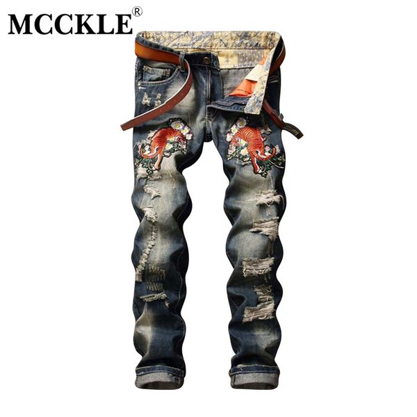mcckle 2017 spring fashion embroidery jeans mens hi streeet ripped denim biker pants destroyed blue brand jeans trousers
mcckle 2017 spring fashion embroidery jeans mens hi streeet ripped denim biker pants destroyed blue brand jeans trousers