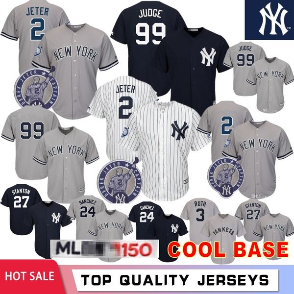 99 aaron judge 2 derek jeter 27 giancarlo stanton 150th baseball jerseys new jerseys york 24 gary sanchez embroidery cool base hot, Blue;black
99 aaron judge 2 derek jeter 27 giancarlo stanton 150th baseball jerseys new jerseys york 24 gary sanchez embroidery cool base hot, Blue;black