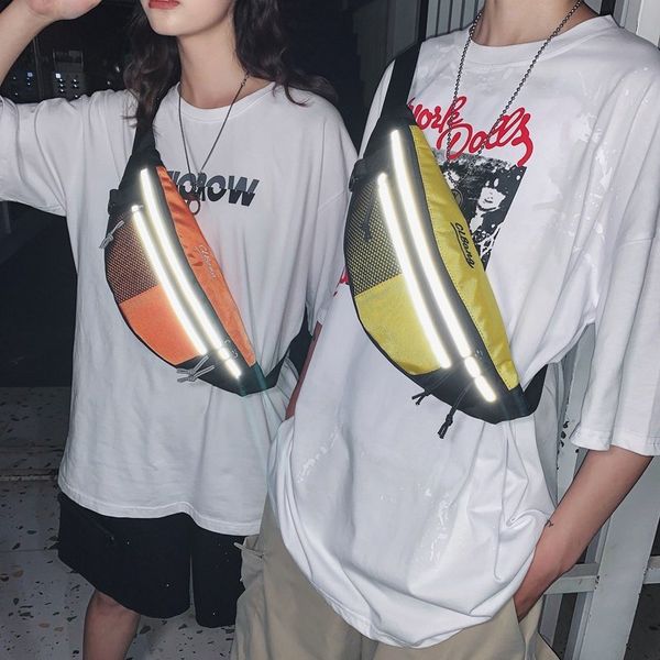 waist bags trendy chest bag man pack shoulder reflective strip women belt male fanny hip hop
waist bags trendy chest bag man pack shoulder reflective strip women belt male fanny hip hop