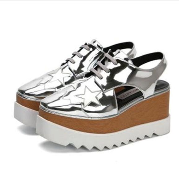 stella mccartney sandals shoes nude soft genuine leather women platform elyse nina mn01, Black
stella mccartney sandals shoes nude soft genuine leather women platform elyse nina mn01, Black