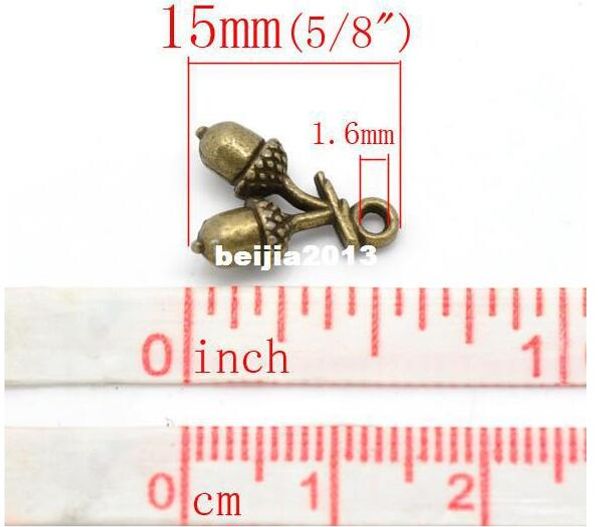 wholesale- 100pcs antique bronze acorns charm pendants 15x11mm jewelry findings making diy wholesale fit braclet,necklace, Bronze;silver
wholesale- 100pcs antique bronze acorns charm pendants 15x11mm jewelry findings making diy wholesale fit braclet,necklace, Bronze;silver