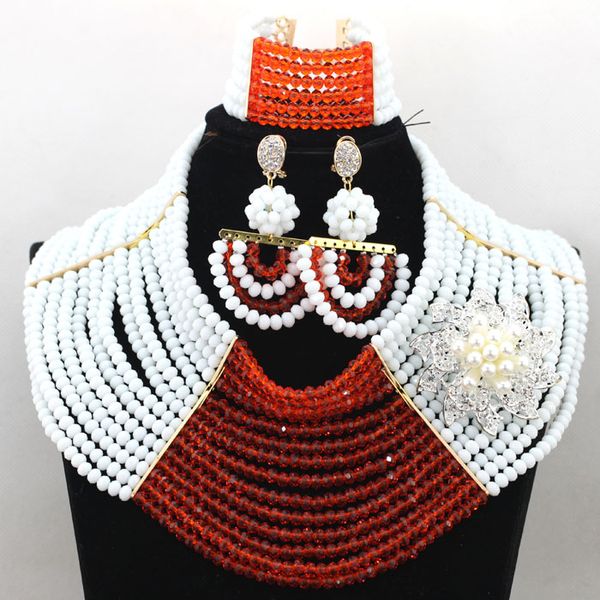 latest chunky crystal bridal costume jewelry set white orange lady full beads party necklace set wa653, Slivery;golden
latest chunky crystal bridal costume jewelry set white orange lady full beads party necklace set wa653, Slivery;golden