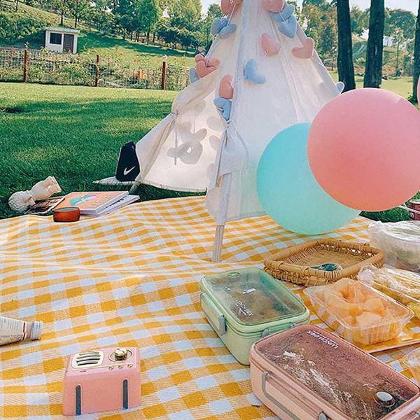 outdoor picnic mat beach folding camping mat portable waterproof camping barbecue picnic pad plaid blanket 
outdoor picnic mat beach folding camping mat portable waterproof camping barbecue picnic pad plaid blanket
