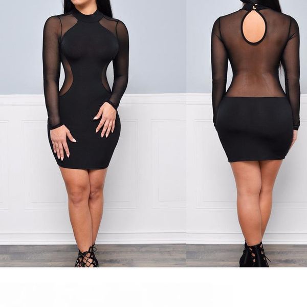 club women dresses slim fit cerw neck long sleeves night party dresses spring lady women casual dresses, Black;gray 
club women dresses slim fit cerw neck long sleeves night party dresses spring lady women casual dresses, Black;gray