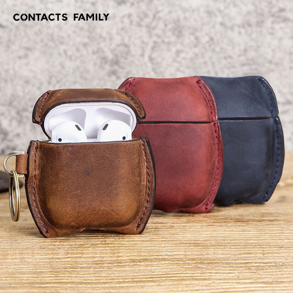 italy crazy horse leather airpods cases for air pods 2 protective case cover applies airpods apple bluetooth wireless headset cover
italy crazy horse leather airpods cases for air pods 2 protective case cover applies airpods apple bluetooth wireless headset cover