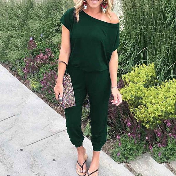 feitong jumpsuit summer plus size women pocket off shoulder short sleeve rompers jumpsuit long playsuit #3.5+1, Black;white
feitong jumpsuit summer plus size women pocket off shoulder short sleeve rompers jumpsuit long playsuit #3.5+1, Black;white