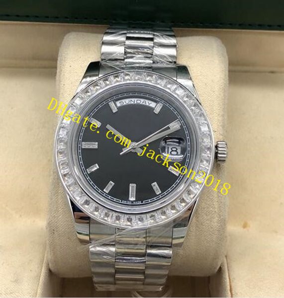 5 style luxury watch 41mm ice blue baguette platinum dial mens steel bracelet watch 228396 228396 automatic mens fashion men watch, Slivery;brown
5 style luxury watch 41mm ice blue baguette platinum dial mens steel bracelet watch 228396 228396 automatic mens fashion men watch, Slivery;brown