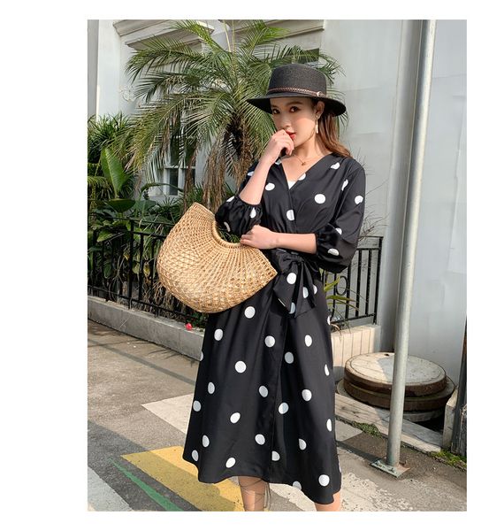 women dress vadim ukraine rushed o-neck summer zanzea dress maxi women 2019 new court girl retro polka female, Black;pink
women dress vadim ukraine rushed o-neck summer zanzea dress maxi women 2019 new court girl retro polka female, Black;pink