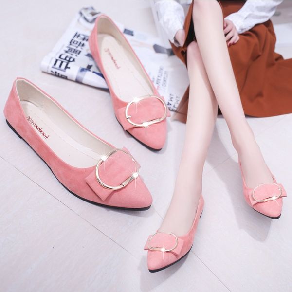 2019 shoe new style versatile korean-style on low-cut small single shoes female spring summer slip-pointed-toe suede foot coveri, Black
2019 shoe new style versatile korean-style on low-cut small single shoes female spring summer slip-pointed-toe suede foot coveri, Black