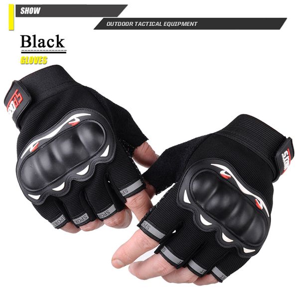 2pair motorbike half finger motorcycle gloves winter summer leather luvas para moto motorbike motocross downhill biker gloves, Black
2pair motorbike half finger motorcycle gloves winter summer leather luvas para moto motorbike motocross downhill biker gloves, Black