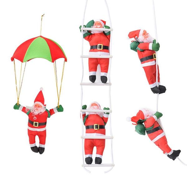 1pc christmas santa claus climbing ladder rope parachute dolls decor novelty toys decor christmas tree hanging baby kids 25cm
1pc christmas santa claus climbing ladder rope parachute dolls decor novelty toys decor christmas tree hanging baby kids 25cm