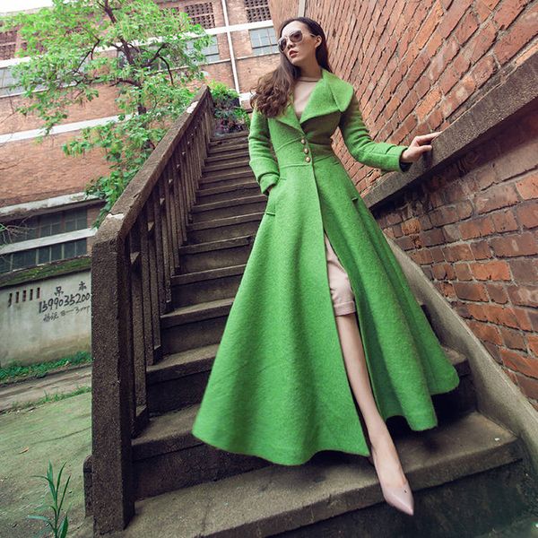 new spring dress evening dress yousef aljasmi vintage dresses mid-calf long sleeve pocket button wool dust coat, Black;pink
new spring dress evening dress yousef aljasmi vintage dresses mid-calf long sleeve pocket button wool dust coat, Black;pink