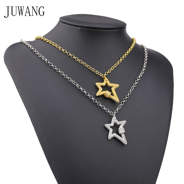 juwang 2020 new fashion necklaces jewelry cubic zirconia hooks pendant punk style diy o-chain necklaces for women men, Silver
juwang 2020 new fashion necklaces jewelry cubic zirconia hooks pendant punk style diy o-chain necklaces for women men, Silver