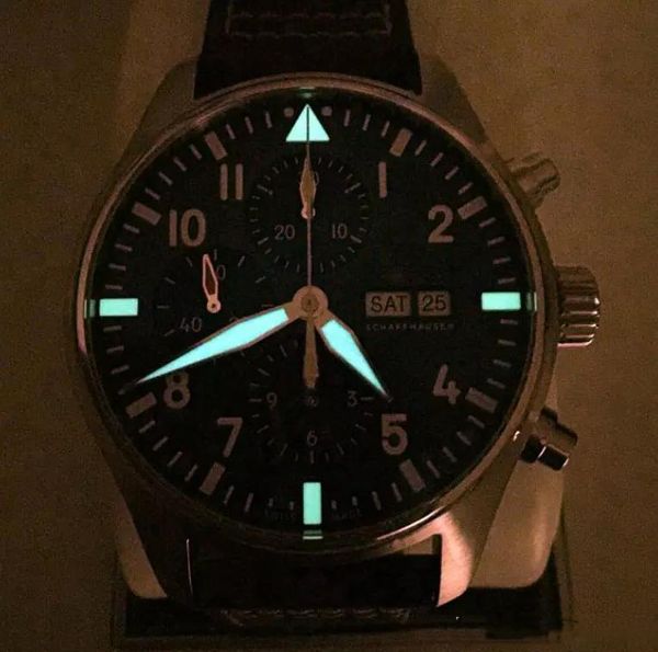 iw brand automatic mens watch limited gun men black dial leather band pilot men watches montre homme, Slivery;brown
iw brand automatic mens watch limited gun men black dial leather band pilot men watches montre homme, Slivery;brown