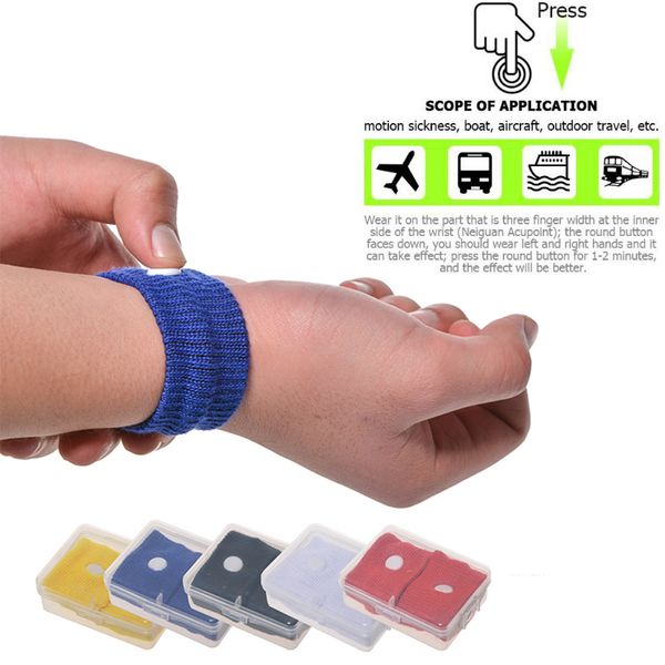 1 pair anti nausea wrist support sports safety wristbands carsickness seasick anti motion sickness wrist bands travel reusable, Black;red
1 pair anti nausea wrist support sports safety wristbands carsickness seasick anti motion sickness wrist bands travel reusable, Black;red