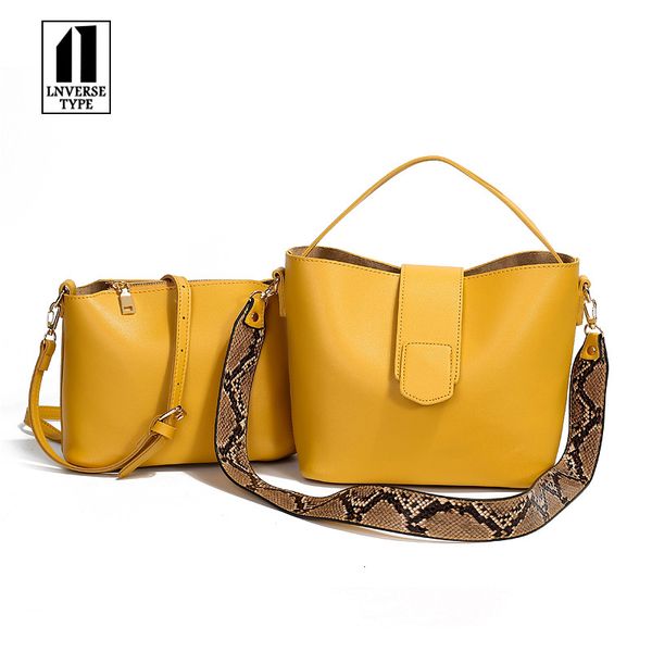 casual serpentine bucket bag women handbags chic serpentine shoulder strap bags lady shoulder bag large capacity composite bags y191026