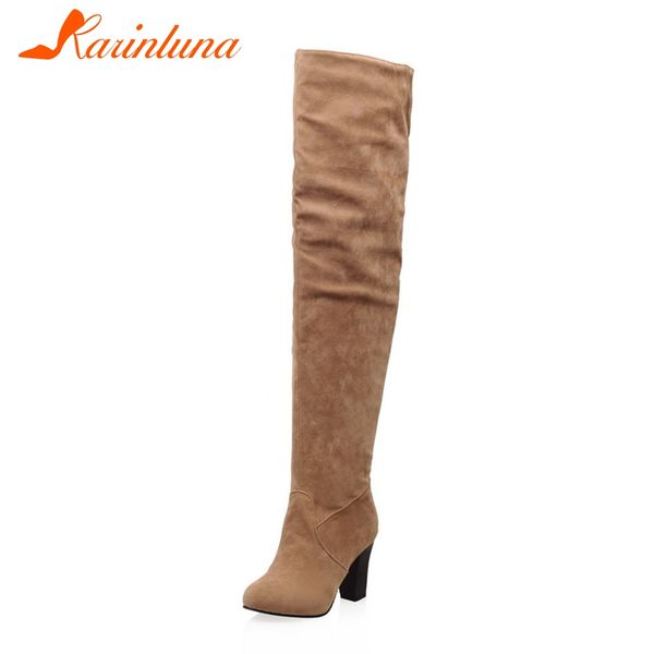 karinluna brand new plus size 34-45 zip ladies high heel women shoes woman casual party autumn winter fur over the knee boots, Black
karinluna brand new plus size 34-45 zip ladies high heel women shoes woman casual party autumn winter fur over the knee boots, Black