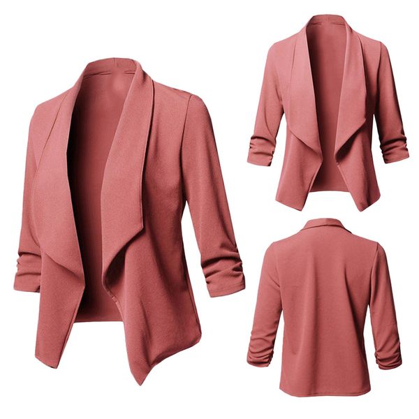 2019 new fashion women coat women slim ol suit casual blazer jacket coat outwear long sleeve plus size outwear, White;black
2019 new fashion women coat women slim ol suit casual blazer jacket coat outwear long sleeve plus size outwear, White;black