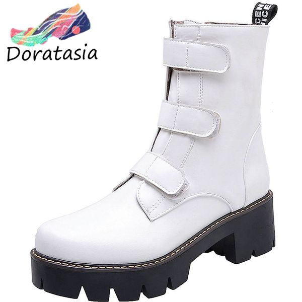 new arrivals 2020 large size 33-43 chunky heels ankle boots woman shoes zip up autumn winter boots female, Black
new arrivals 2020 large size 33-43 chunky heels ankle boots woman shoes zip up autumn winter boots female, Black