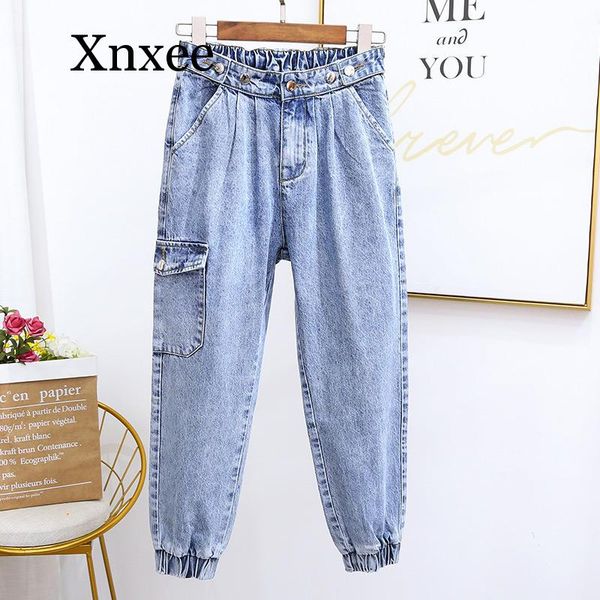 blue boyfriend jeans for women high waist loose vintage jeans femme denim harem pants streetwear plus size 5xl mom mujer
blue boyfriend jeans for women high waist loose vintage jeans femme denim harem pants streetwear plus size 5xl mom mujer