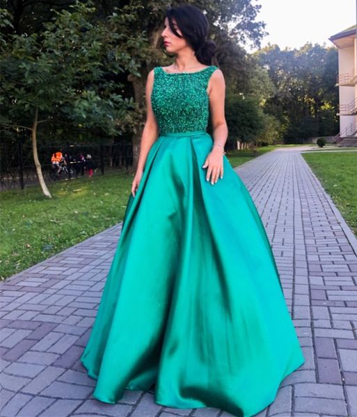 beaded satin long prom dresses 2020 little v back evening gowns floor length formal dress dark green red royal blue, Black
beaded satin long prom dresses 2020 little v back evening gowns floor length formal dress dark green red royal blue, Black