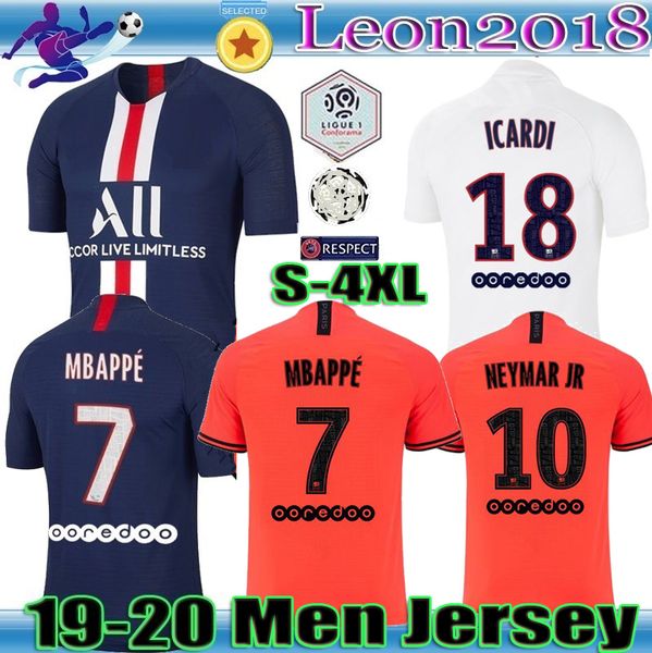 SIZE S-4XL Maillots de football 19 20 PSG soccer jersey 2019 2020 Paris MBAPPE ICARDI CAVANI jerseys camisetas ICARDI shirt
SIZE S-4XL Maillots de football 19 20 PSG soccer jersey 2019 2020 Paris MBAPPE ICARDI CAVANI jerseys camisetas ICARDI shirt