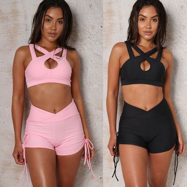 2019 gym wear women running set with short summer tracksuit pink two piece set yoga sets clothes bra fitness sport, White;red
2019 gym wear women running set with short summer tracksuit pink two piece set yoga sets clothes bra fitness sport, White;red